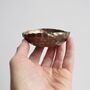 A Handmade Mini Textural Gold Ceramic Ring Dish, thumbnail 2 of 9