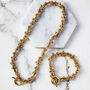 Peppercorn Gold Plated Silver Statement Necklace, thumbnail 4 of 7