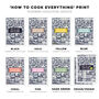 How To Cook Everything A2 Kitchen Print, thumbnail 7 of 8