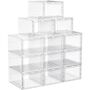 Plastic Shoe Boxes Shoe Storage Organisers Containers, thumbnail 10 of 12