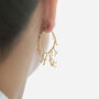 Lush Gold And Pearl Earrings, thumbnail 4 of 7