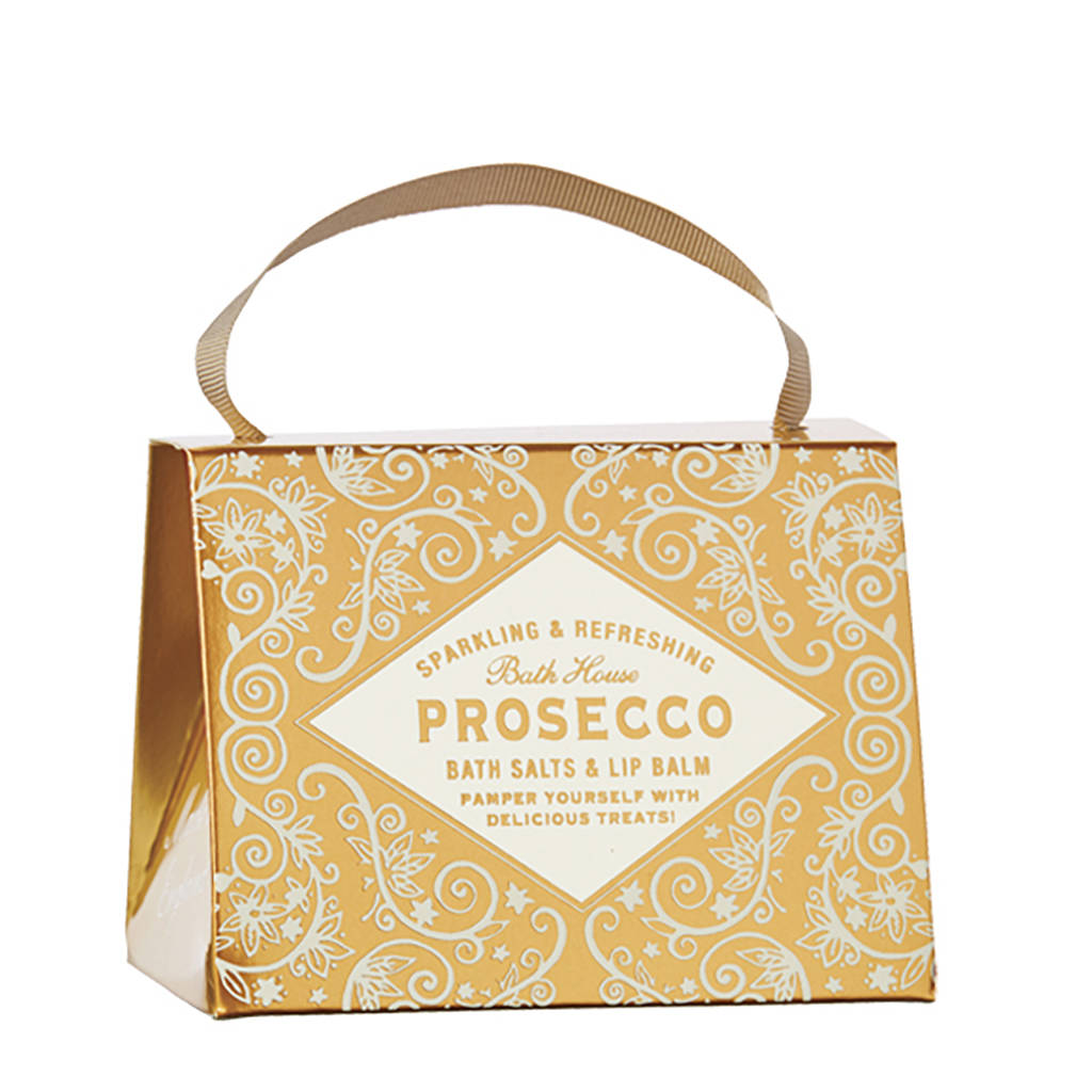 prosecco and chocolate handbag