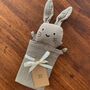 Personalised Organic Cotton Easter Bunny Baby Comforter, thumbnail 12 of 12