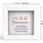 Personalised 17th Furniture Anniversary Love Sofa Frame Gift, thumbnail 2 of 6