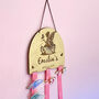 Personalised Hair Bow And Clip Holder Custom Name, thumbnail 1 of 6