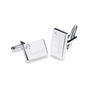 Usher Rhodium, Gold Or Rose Gold Plated Cufflinks, thumbnail 2 of 12