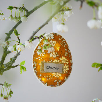 Personalised Liberty Print Egg Decoration, 5 of 11