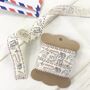 Gift Wrapping Ribbon Set For Lovers Of Travel, thumbnail 6 of 7