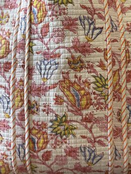 Tote Bag, Beach Bag, Block Print Indian Handbag, 5 of 12