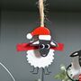 Christmas Sheep In Santa Hat Tree Decoration, thumbnail 1 of 2