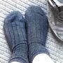 Men's Warm Bamboo Wool Christmas Socks Gift, thumbnail 7 of 8