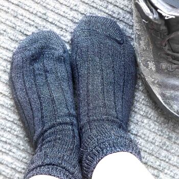 Men's Warm Bamboo Wool Christmas Socks Gift, 7 of 8
