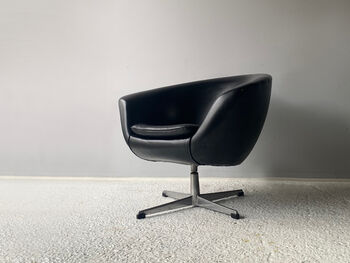 Mid Century 60's Swivel Chair By Overman, 4 of 8