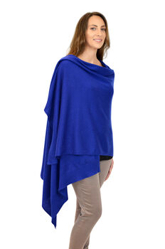 Personalised Royal Blue 100% Cashmere Wrap Gift Boxed, 3 of 12