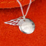 Personalised Silver Angel Wing And Charm Necklace, thumbnail 3 of 8
