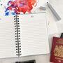 Personalised Travel Journal | Passport Stamps, thumbnail 8 of 9
