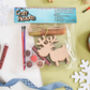 Reindeer Tree Decoration Paint Craft Stocking Filler, thumbnail 1 of 2