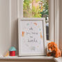 'Oh Let Them Be Little' A4 Wall Art Print, thumbnail 3 of 5