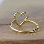 Solid 18ct Gold Happily Ever After Heart Ring, thumbnail 2 of 6