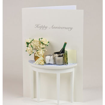 Anniversary Table Personalised Card, 4 of 12