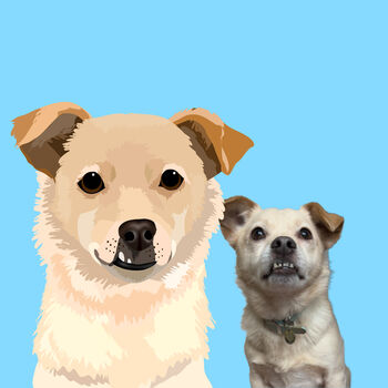 Personalised Pet Portrait Digital Illustration, 3 of 12