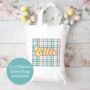 Personalised Pastel Gingham Easter Bag, thumbnail 1 of 4