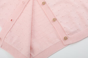 Erica Soft Pink Cardigan, 7 of 8
