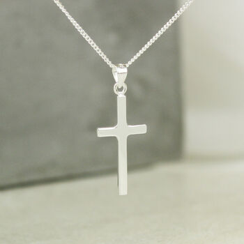 Personalised Floral Cross Necklace And Box, 6 of 6