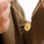 Leo Zodiac Necklace 18k Gold Plated Gift, thumbnail 3 of 8