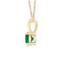 Genuine Emerald Necklace In 9ct Gold, thumbnail 11 of 12