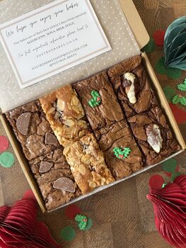 Christmas Personalised Brownie Letterbox Gift Box, 6 of 6