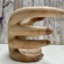 Hand Carved Wooden ‘Hand Of Wisdom’ Wine Bottle Holder, thumbnail 8 of 11