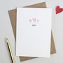 '#Love' Valentine's Day Card, thumbnail 1 of 2