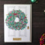 Christmas Wreath Card, thumbnail 2 of 2
