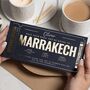 Personalised Marrakech Boarding Pass Gift Voucher, thumbnail 1 of 9