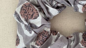 Print Scrunchie, Lighweight Soft Cotton, 8 of 13