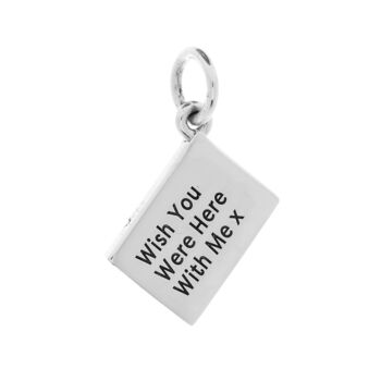 Postcard Personalised Silver Charm, 10 of 12