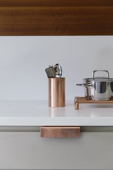 Solid Copper Trivet – Double Row Design, 3 of 8