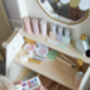 Personalised Wooden Beauty Salon Vanity Toy, thumbnail 11 of 12