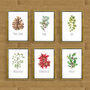 Autumn And Winter Table Name Cards, thumbnail 7 of 9