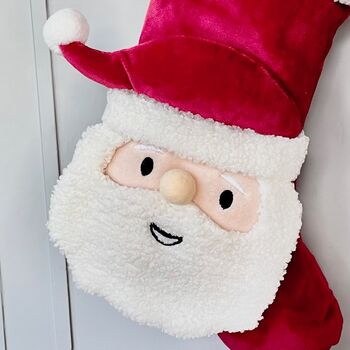 Personalised Character Velvet Stocking, 3 of 4