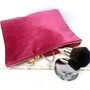 50th Birthday Gift For Her A Fabulous Velvet Birthday Make Up Bag, thumbnail 4 of 9