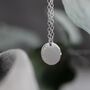 Handmade Sterling Silver Moon Necklace, thumbnail 2 of 6