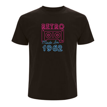 Retro 30th/40th/50th/60th/70th Birthday Tshirt, 4 of 5