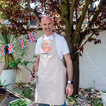 Personalised Father's Day Daddy BBQ Apron, 5 of 12