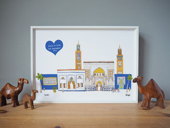 Marrakech Personalised City Print, 3 of 3