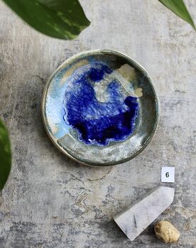 Recycled Glass Decorative Ceramic Bowl, 3 of 10