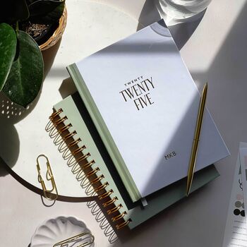 2025 Personalised A5 Lilac Diary, Week To View, 4 of 8