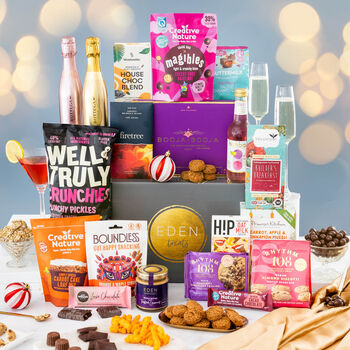 Deluxe Food And Drink Alcohol Hamper, Free Mocktail, 2 of 11