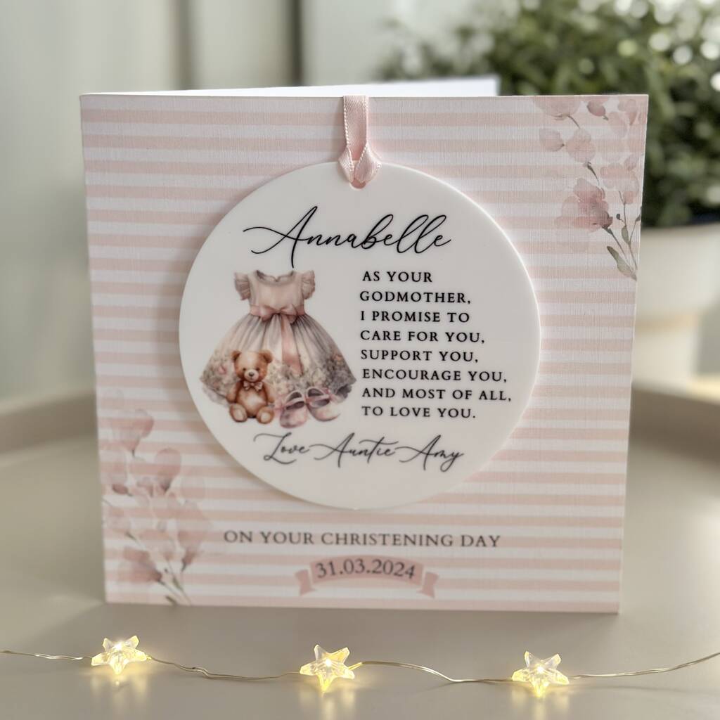 Goddaughter Keepsake Card, 1 of 2